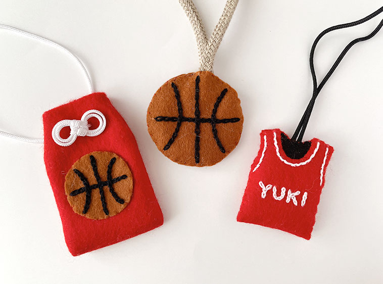 バスケ部を応援！フェルトで作るお守りのアイデア集 - うらないラボ