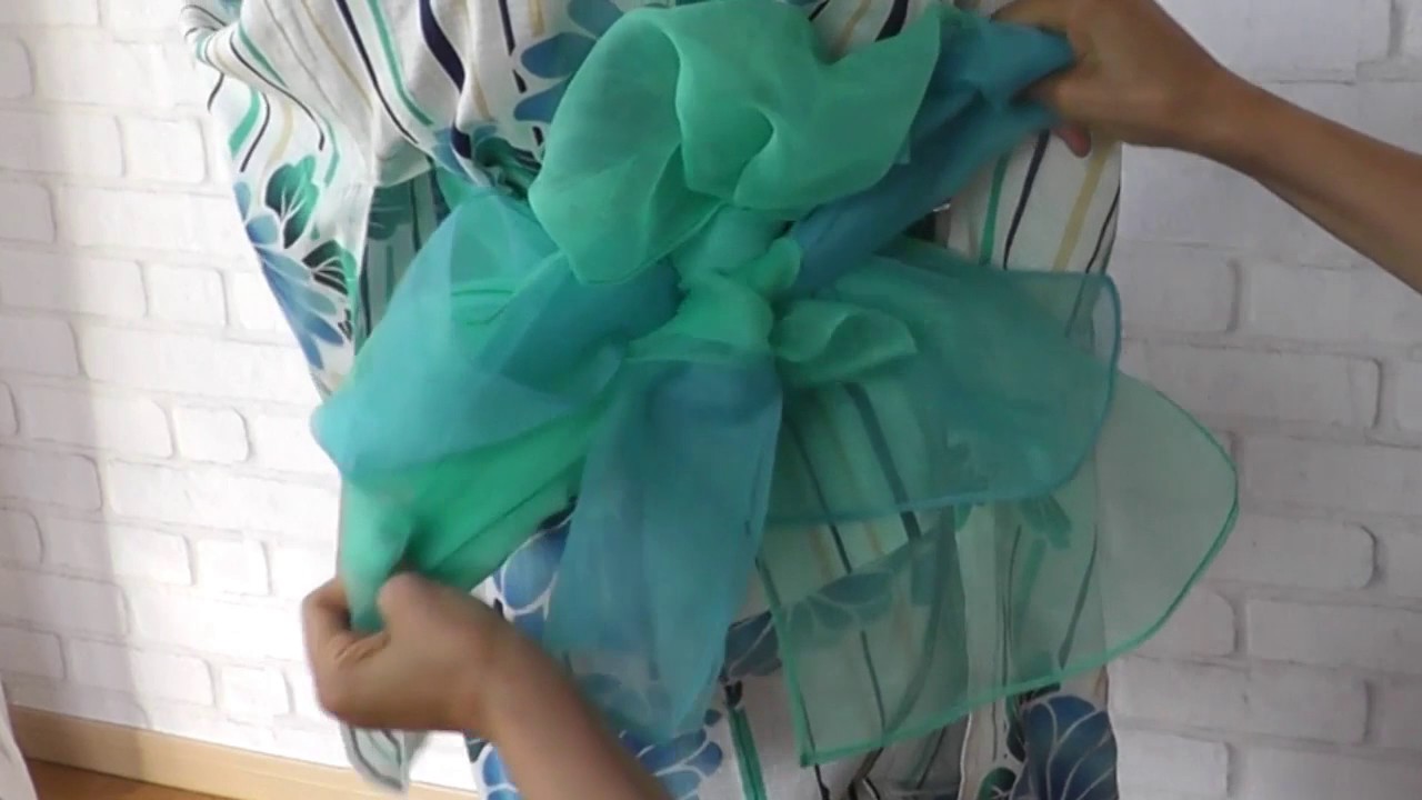 浴衣 帯 結び方 オーガンジー 子供TikTok