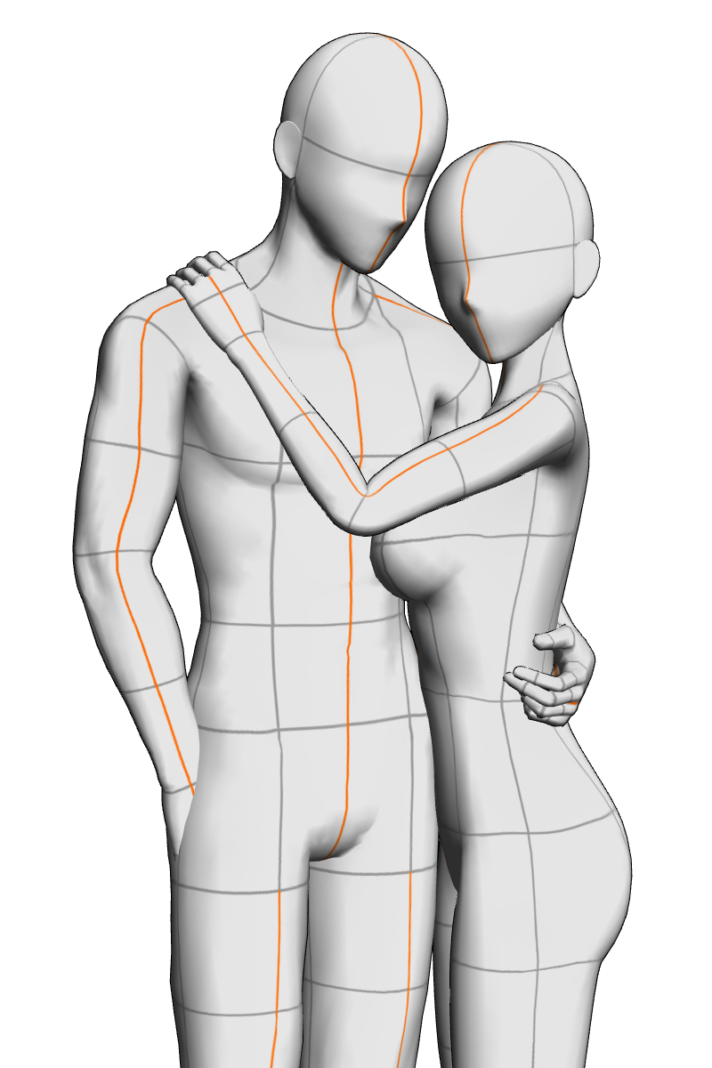 カップルイラストのアイデアとポーズ集