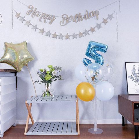 ❁息子５歳お誕生日☆100均飾り付け・プレゼント♡**.兄妹２人育児♡aya's happy blog.*