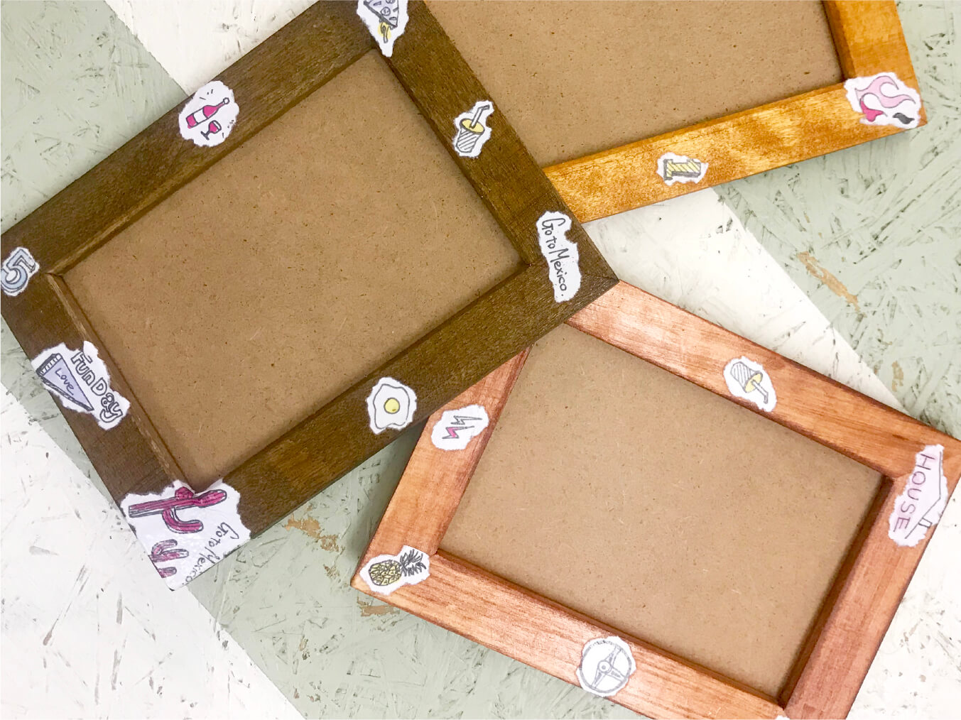 フォトフレームを手作り 画用紙で簡単！かわいい！プレゼントにも