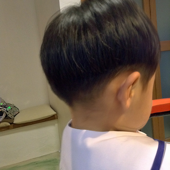 坊ちゃん刈りって小さいこどもさんに似合います
