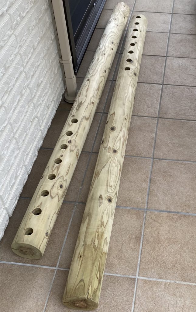 ☆庭に鉄棒をＤＩＹ☆いとけんのブログ