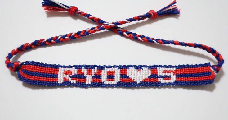 文字入りミサンガの作り方 ー たて巻き結びとよこ巻き結び