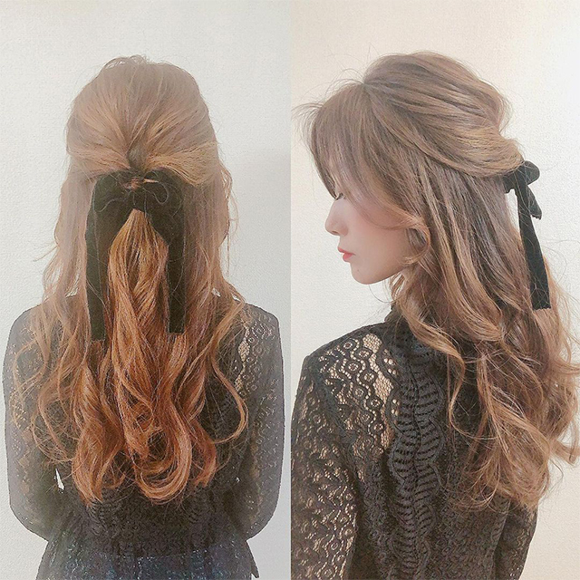 結婚式のマナーについてご質問です。ハーフアップの髪型をする際に、髪の毛を前に- Yahoo!知恵袋