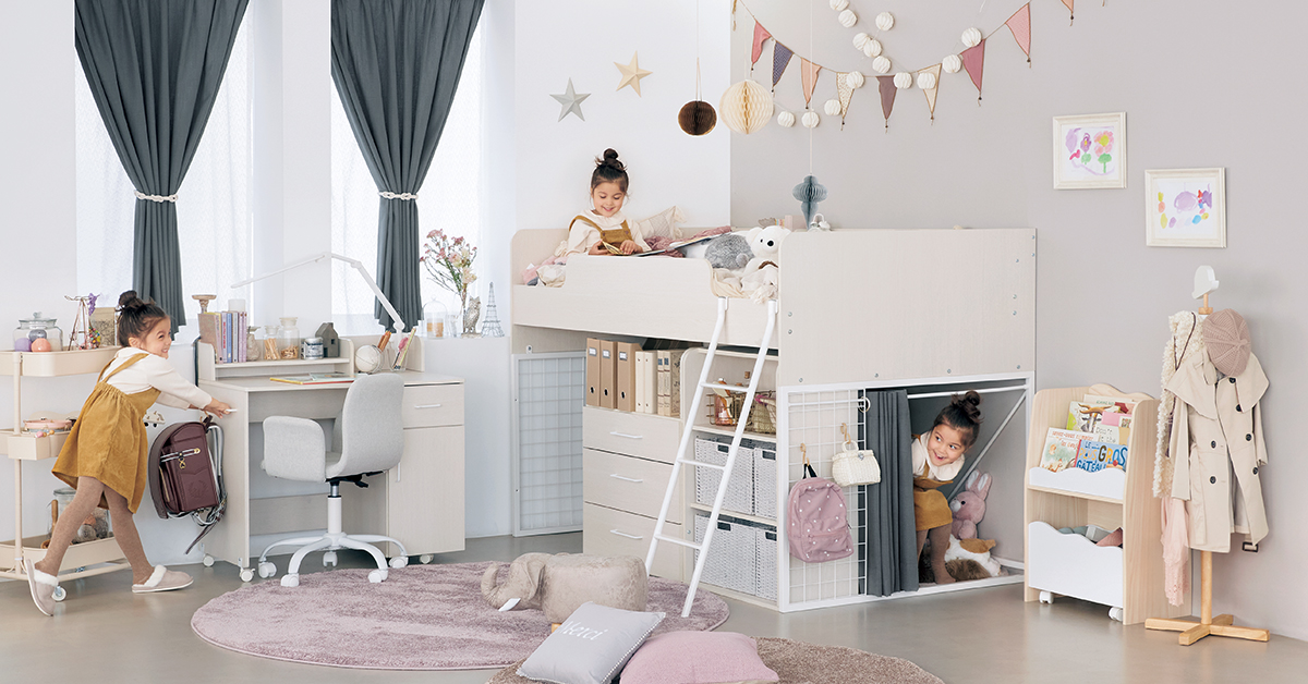 ピンクだけじゃない!女の子の子供部屋インテリア年代別厳選60例インテリアFORCE