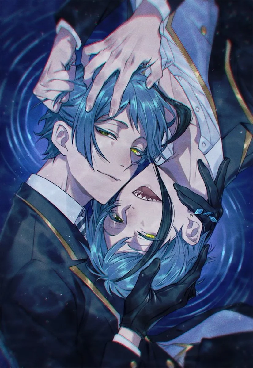 リーチ兄弟「監督生とリーチ兄弟が過去に出逢っていたら、という捏造漫画。① 」さんかく。の漫画