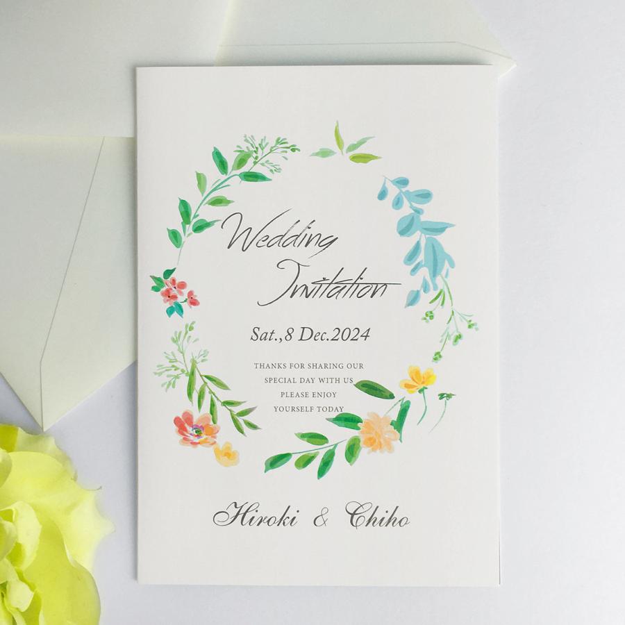 ロマンチック＆上品！冬婚の招待状デザイン集花嫁ノート