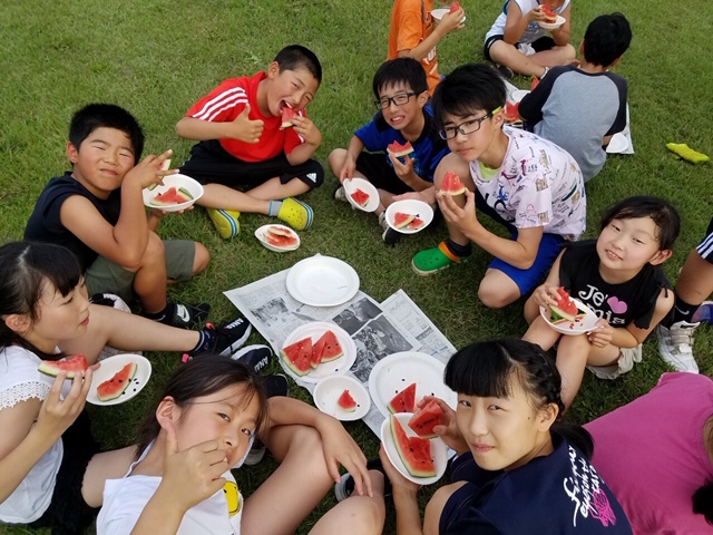 塩川小学校のホームページ - 親子レク 2年・5年