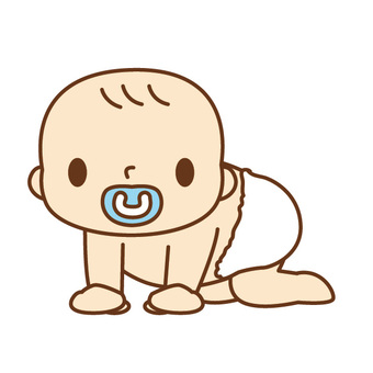 床で四つん這いになる男の子 07800015712 の写真・イラスト素材アマナイメージズ