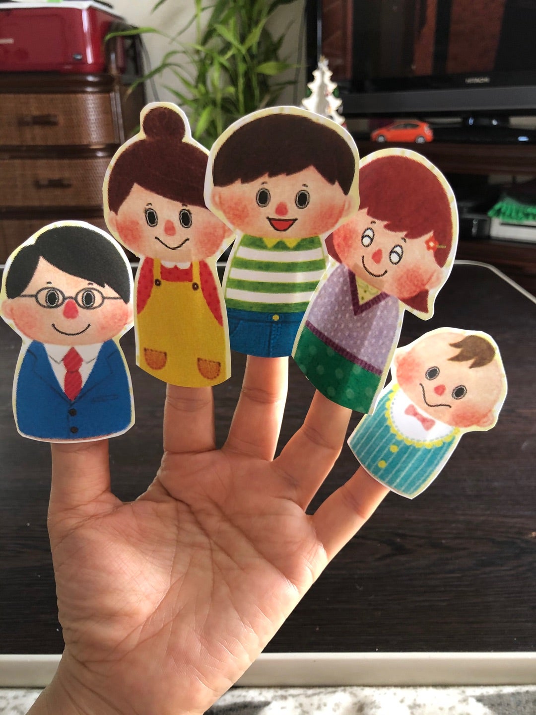 送料無料指人形 おはなしゆびさん