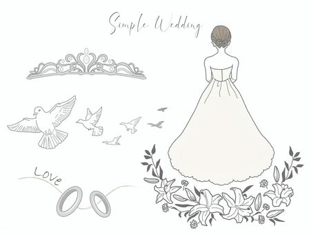 ウォールステッカー おしゃれ 北欧 子供部屋 大きい 54cm×98cm ウエディング 結婚式 結婚記念日 結婚 記念日 パーティ 英字 フラワー 花ハート シンプル イラスト 手書き風 モノトーン 大人可愛い サプライズ カップル 飾り ◆ホビナビ 楽天市場店