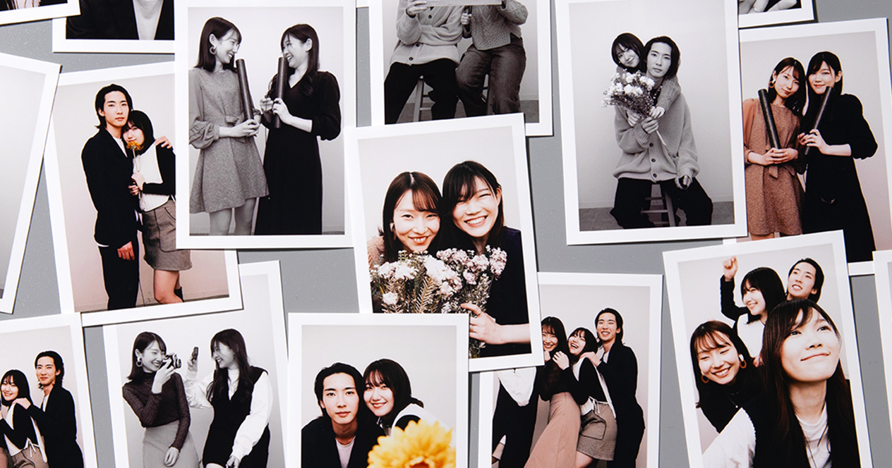 全データお持ち帰りOK。家族写真なら 仙台フォトスタジオQnNe キュンネ プロ撮影＆セルフ写真誕生日、記念日など