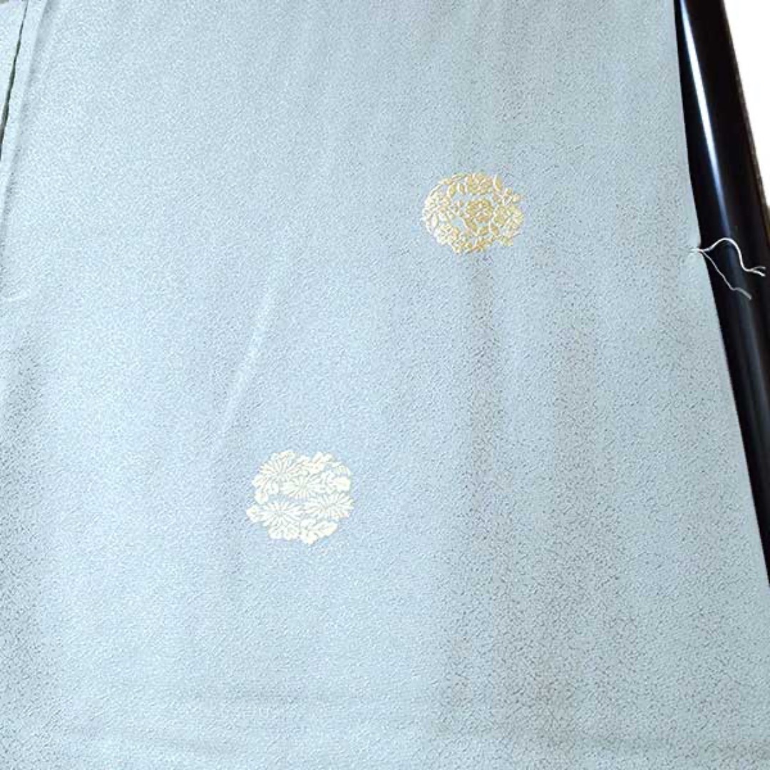 銘：江府住山口一風延豊 鉄石目地丸形家紋散図鍔