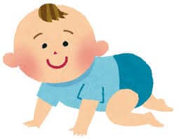 ごきげんになった赤ちゃんのイラストゆるくてかわいい無料イラスト・アイコン素材屋「ぴよたそ」