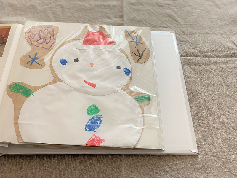 子どもの工作スペース アートコーナーと文房具収納 - りんごがふたつ