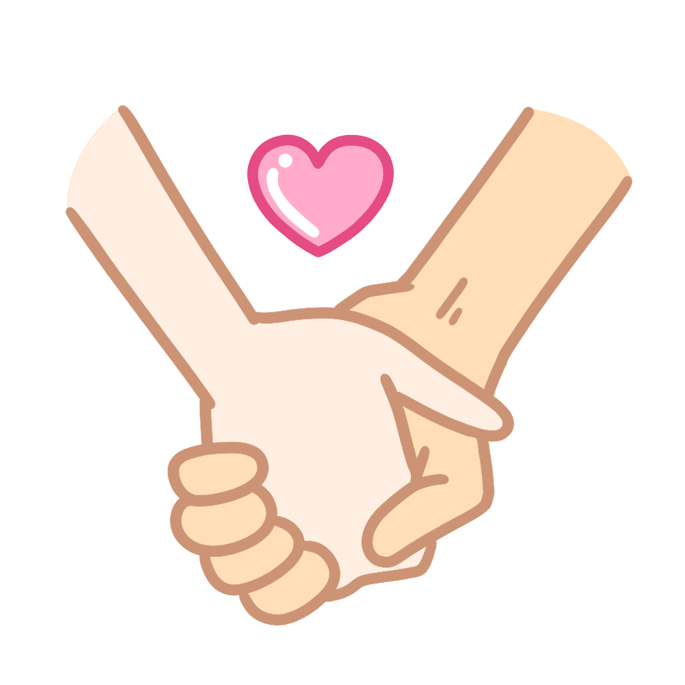 手を繋ぐ 握手 ハート イラスト素材6814500- フォトライブラリ