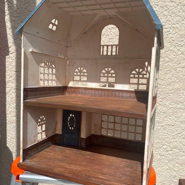 1 12 シルバニアファミリー 家 カスタム ドールハウス バルコニ