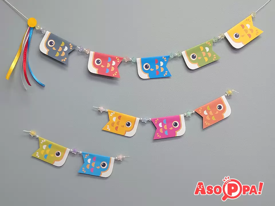 子どもたちが作った鯉のぼり〜５月の制作〜 - asovivaアソビバ