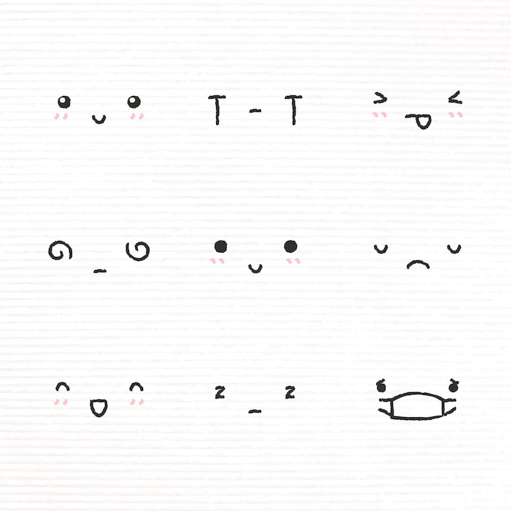 笑顔のコレクション かわいい顔文字 人間の顔 感情 怒り 幸せ 悲しい 休日 笑顔 最近のベクトル ラウンド 漫画 ボール 最近のベクトルテンプレート セット 分離Premiumベクトル素材