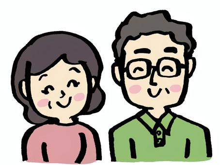 老夫婦 イラスト素材1008906- フォトライブラリ