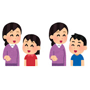 フリーイラストワンポイントアドバイスするママと赤ちゃんパブリックドメインQ：著作権フリー画像素材集