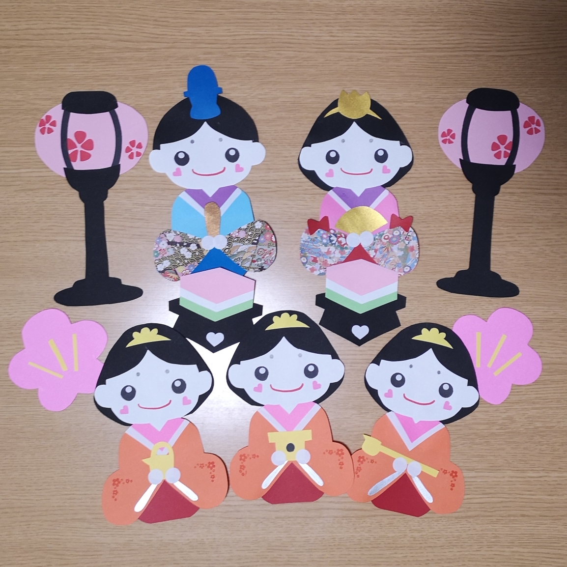 ♪たのしいようちえん♪ お雛様製作 保育園