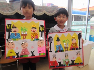 ひな祭り製作！！ぽかぽか森の小さなおうち