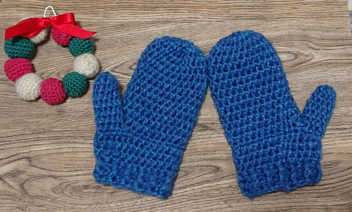 手編み手袋 子供用 - メルカリ