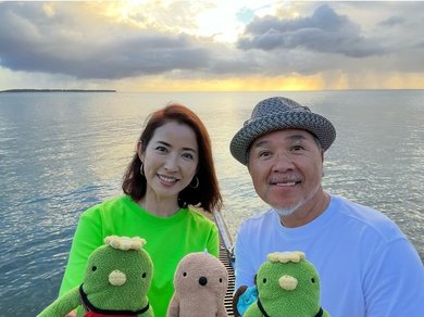 江口ともみ 夫・つまみ枝豆と夫婦でダイエット ビフォー＆アフター仲良しショットに「最高のご夫婦」 - スポニチ Sponichi Annex 芸能