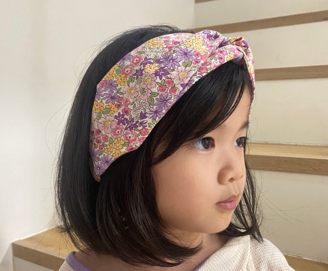 ピンクスキンシードフラワーl手作り親子カチューシャベビーカチューシャ出産祝い満月ギフト - ショップ liannebaby 帽子・ヘアバンド -Pinkoi