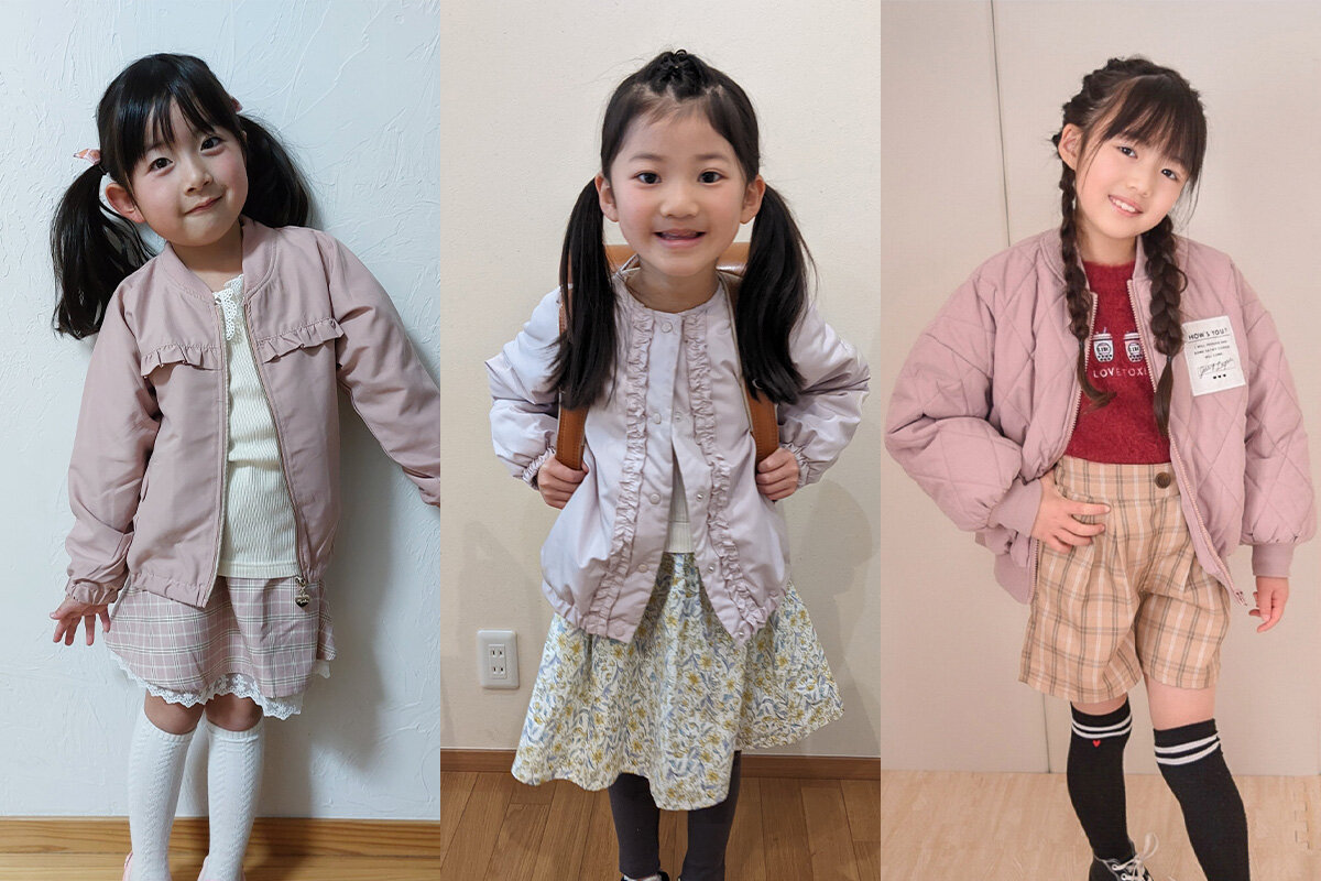 阿蘇尋常小学校の女子児童たち