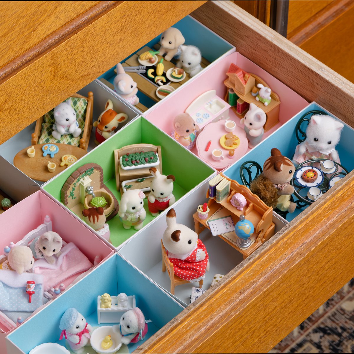 シルバニアチャイルドラックベビーダンスベビーチェスト赤ちゃんおもちや