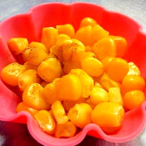 コーンのふんわり卵炒め 副菜