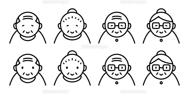 おじいちゃん おばあちゃんイラスト - No: 519721無料イラスト・フリー素材なら「イラストAC」