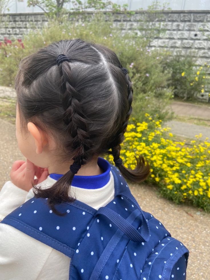 簡単三つ編みアレンジ2パターン♡女の子のママ必見！子供のヘアアレンジ♡