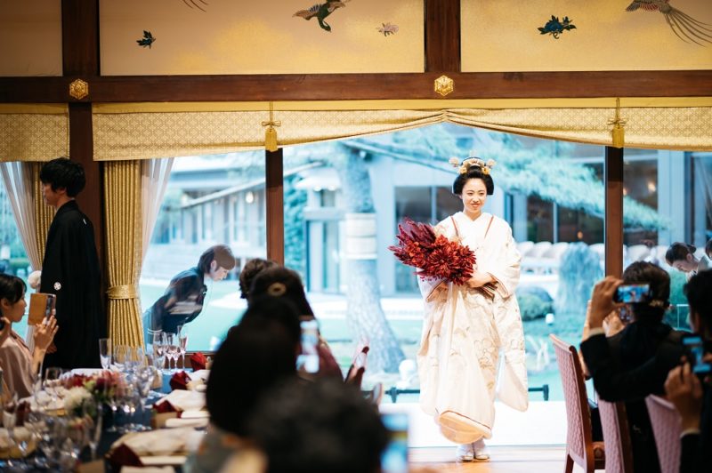 白無垢に映える：-花束-のアイデア5選 - 「和美-WABI-」京都神社仏閣フォトウェディング