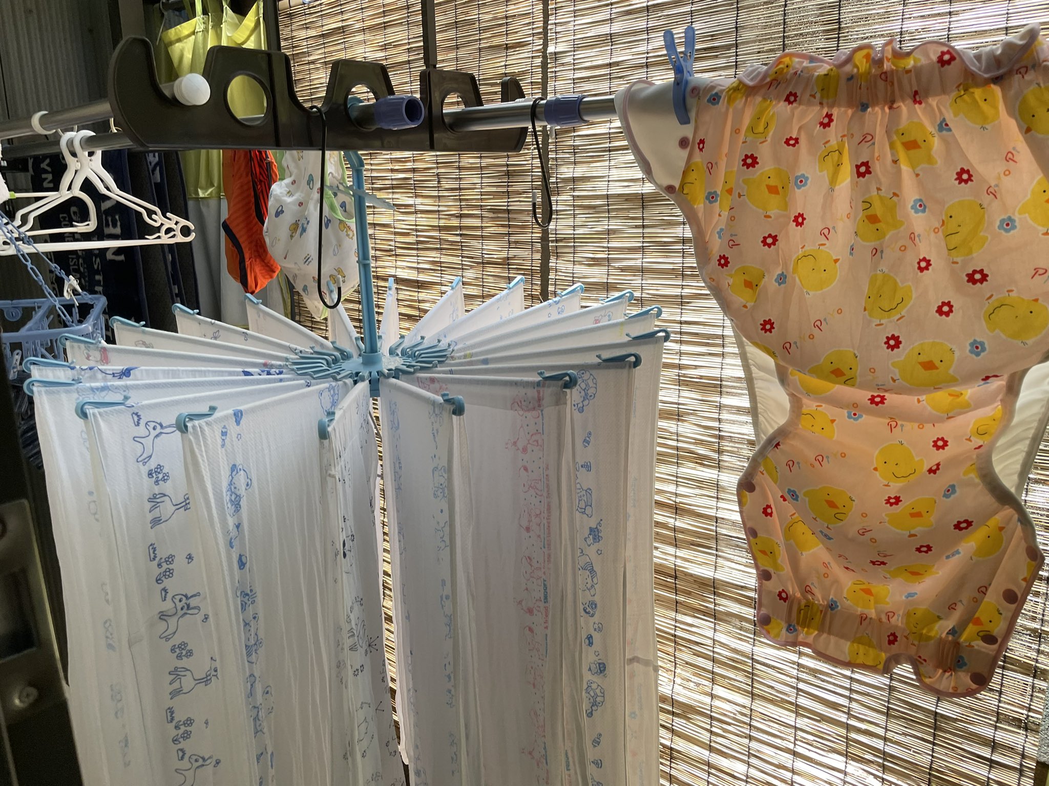 布おむつ 夜編！ : hinahina*made ++ハンドメイドのある暮らし。手作り布おむつ・布ナプキン++