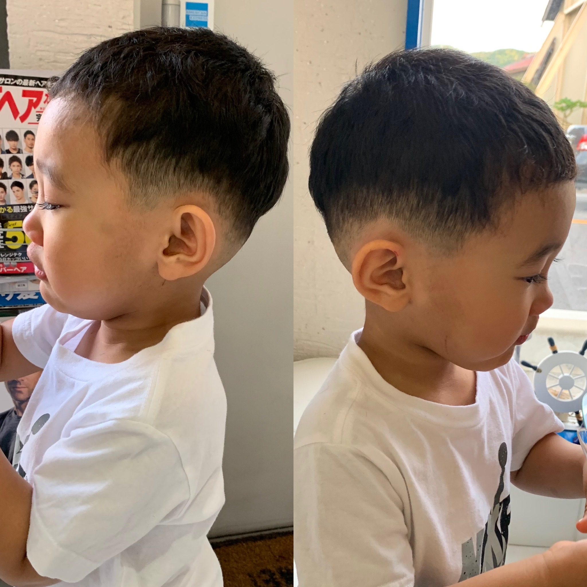 岐阜県 大垣市 美容室 理容室 キッズカット 子供カット 子どもカット 幼児カット 大垣 岐阜 キッズ 子供 保育士 保育士完備 キッズスペースツーブロック アシメ スキン スキンフェード 刈り上げ カット シェービング ヘア ヘアスタイル ヘアカタログ メンズヘア メンズ