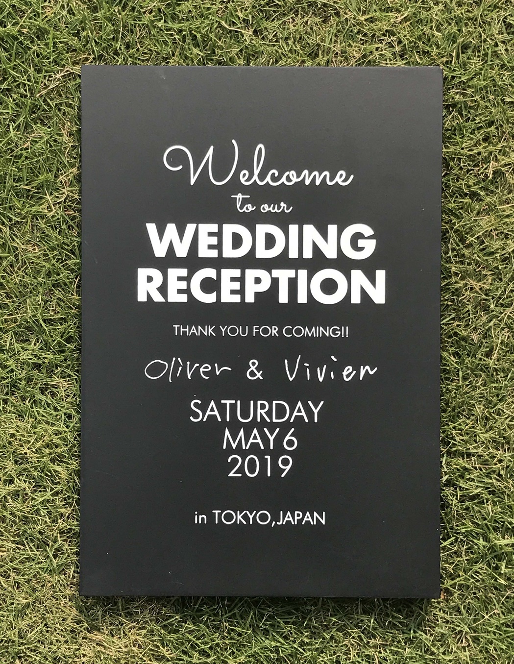 F8号_ウェルカムボード_ウェディングキャンバスプリントの無料デザインテンプレート - ネット印刷グラフィック