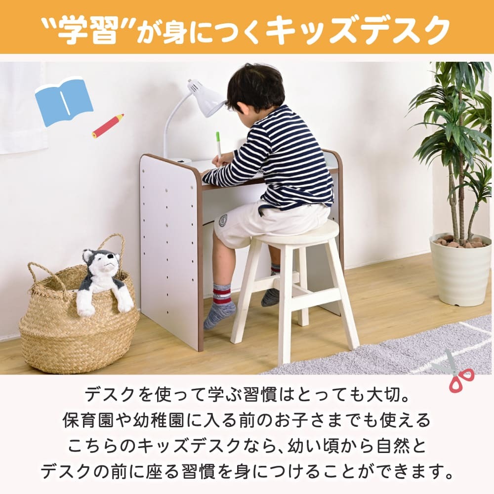 学習デスク LEDライト付き LPR-520 勉強机 学習机 ハート 幅100 3段 ワゴン 棚付き かわいい 女の子 引き出し 猫脚 おしゃれ 姫系プリンセス ホワイト パール塗装 子供用 可愛い 入学祝 金次郎デスク３段ワゴン お嬢様 お姫様 天然木 小学生 女の子 ×かわいい×200000円