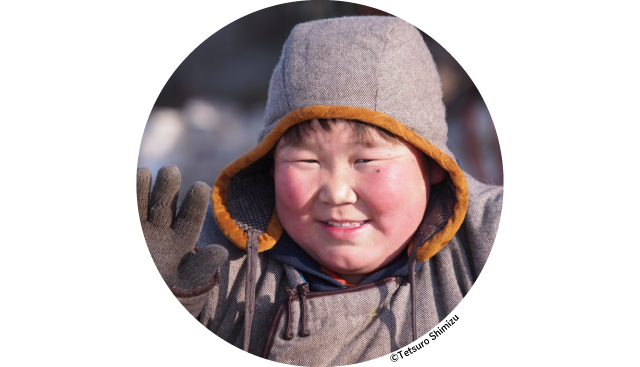 モンゴルのバタナー世界のともだち