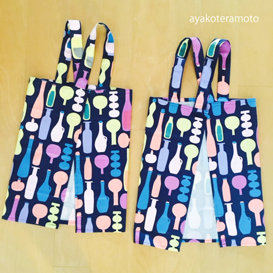 子ども キッズ 用エプロンの作り方