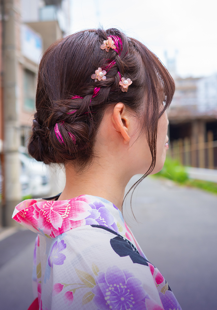 子供にやってあげたい浴衣ヘア♡忙しいママでもできる簡単ヘアアレンジ