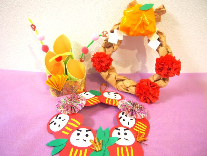 今年最初の工作クラス〜お正月工作その1〜』