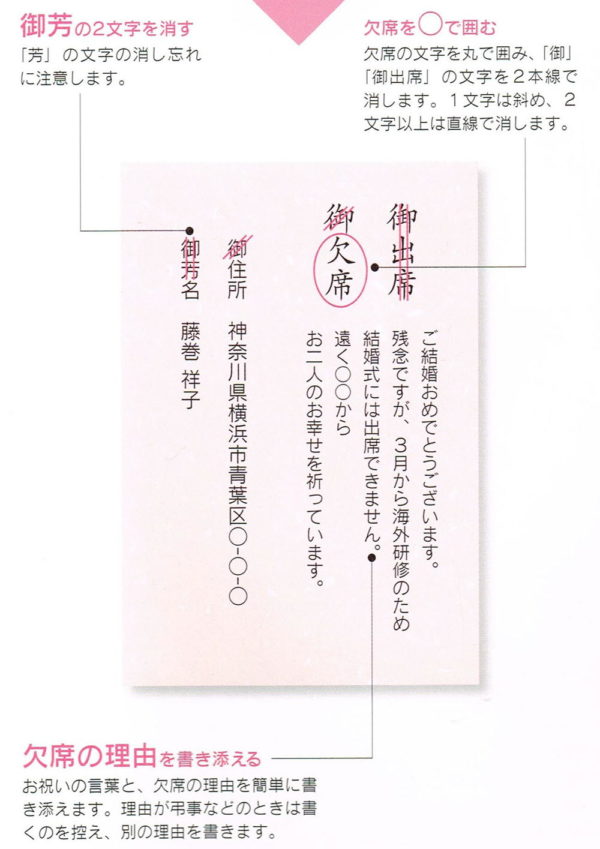 結婚式招待状の返信マナー！書き方やメッセージ例を紹介あなたの地域のお金情報 ～よんななライフ～