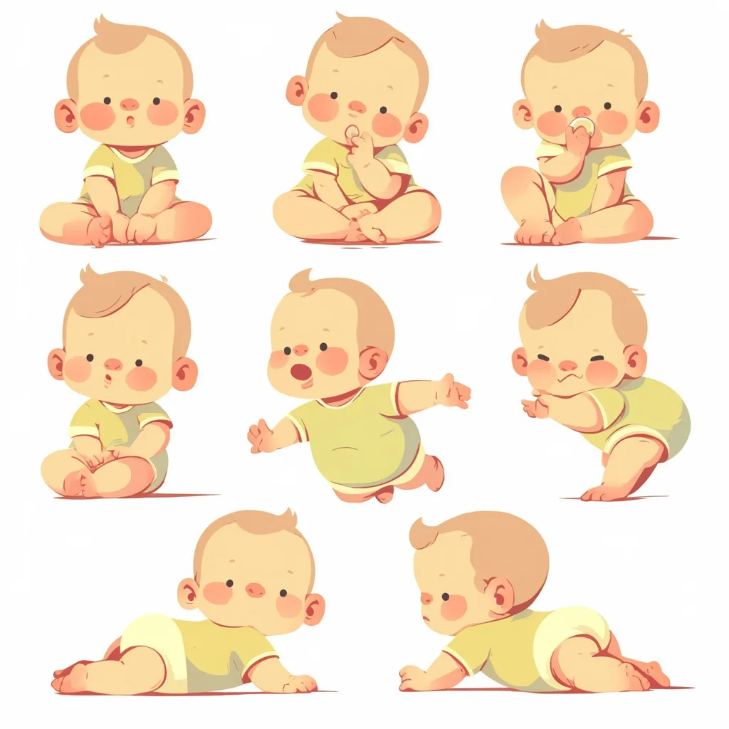 赤ちゃんのイラスト一覧SHARE-ILLU シャレイラ