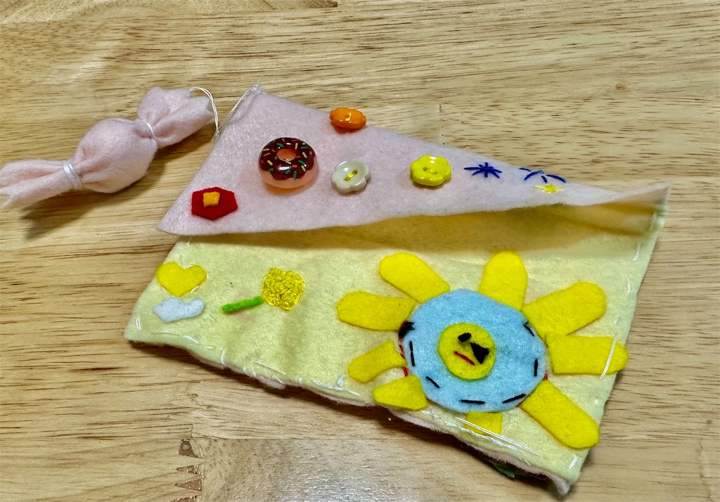 子供用フェルト ファスナー作り方TikTok