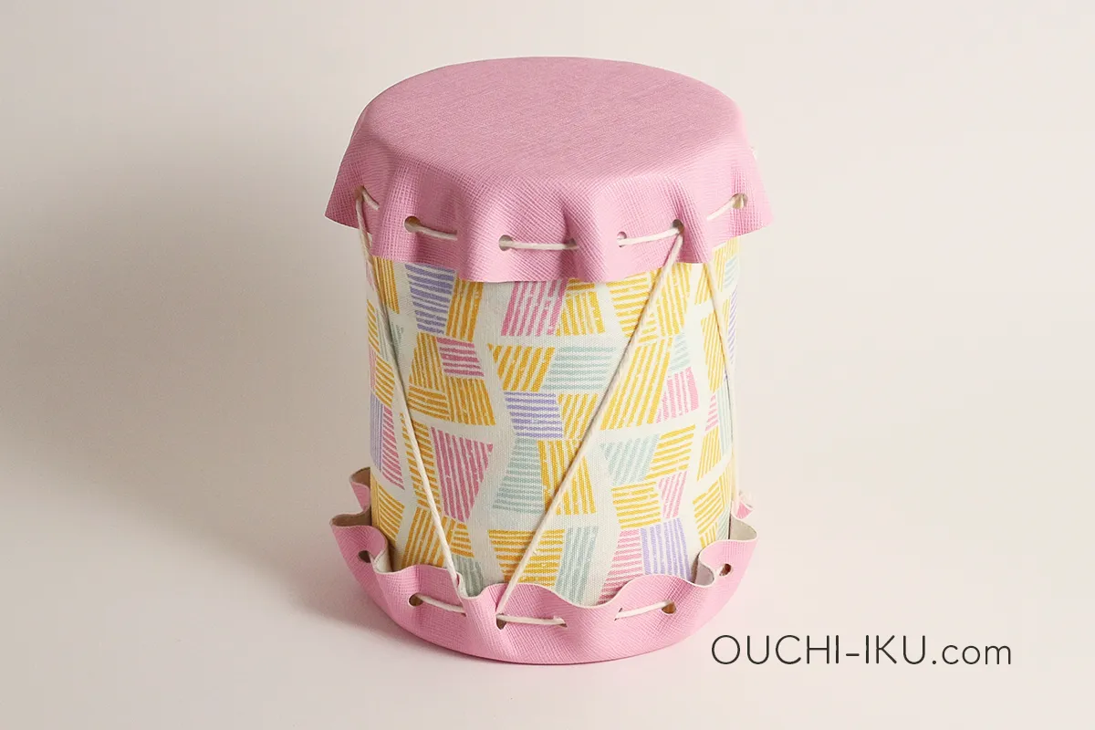 ハサミいらずで作れる！ 親子で楽しむ手作りキット「じぶんでつくる楽器・紙のたいこ」レビューGetNavi web ゲットナビ