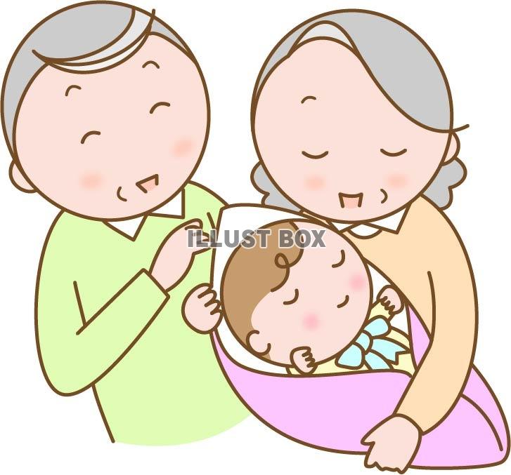 祖父母と親子の家族イラスト イラスト素材3641036- フォトライブラリ